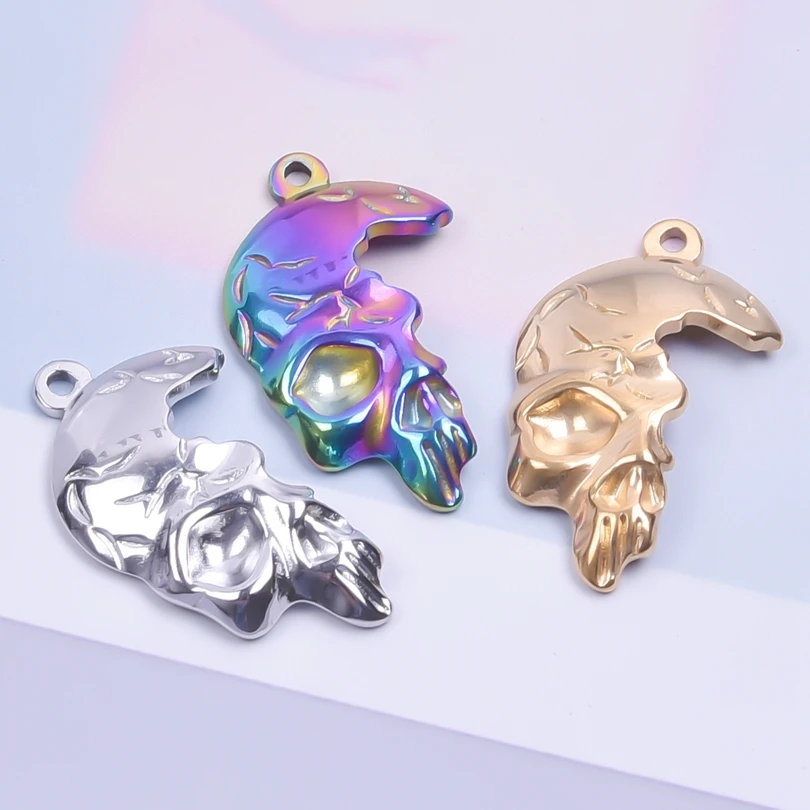 Mixed Stempunk Accessories Skull Head Charms For Jewelry Making Supplies Handmade Irregular Pendants 100% Stainless Steel Charm
Mixed Stempunk Accessories Skull Head Charms For Jewelry Making Supplies Handmade Irregular Pendants 100% Stainless Steel Charm