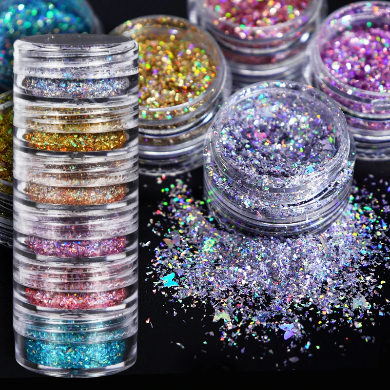 Holographic Glitter Irregular Flakes Resin Shaker Fillers Epoxy Resin Filling Shiny Sequins For Silicone Mold DIY Accessories
Holographic Glitter Irregular Flakes Resin Shaker Fillers Epoxy Resin Filling Shiny Sequins For Silicone Mold DIY Accessories