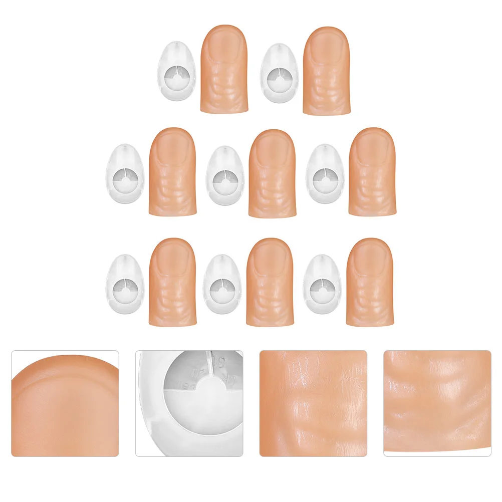 Halloween Fake Thumb Tipss Sets Light Thumb Tips Lamp Finger Trick Finger Tool Light Red Flashing Finger for pranks toys
Halloween Fake Thumb Tipss Sets Light Thumb Tips Lamp Finger Trick Finger Tool Light Red Flashing Finger for pranks toys