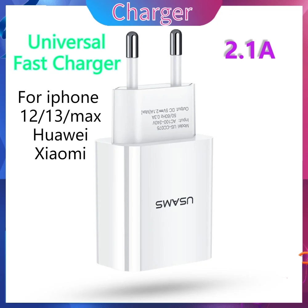 2.1A One Port Fast Charge Charger Travel Charger For Mobile Phones And Tablets Small Size Portable Charger Quick Charging Adapt
2.1A One Port Fast Charge Charger Travel Charger For Mobile Phones And Tablets Small Size Portable Charger Quick Charging Adapt