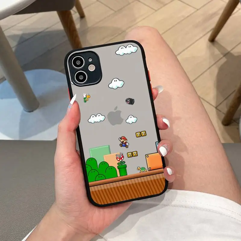 BANDAI Super Mario Bros Phone Case for iPhone X XR XS 7 8 Plus 11 12 13 pro MAX 13mini Translucent Matte Case
BANDAI Super Mario Bros Phone Case for iPhone X XR XS 7 8 Plus 11 12 13 pro MAX 13mini Translucent Matte Case