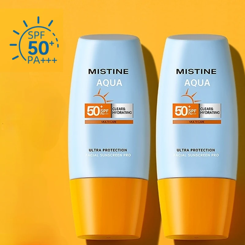 

Mistine Thailand Sunscreen Spray Small Yellow Cap Facial UV Protection Facial Isolation Body Sunscreen Free Shipping 40ml/70ml