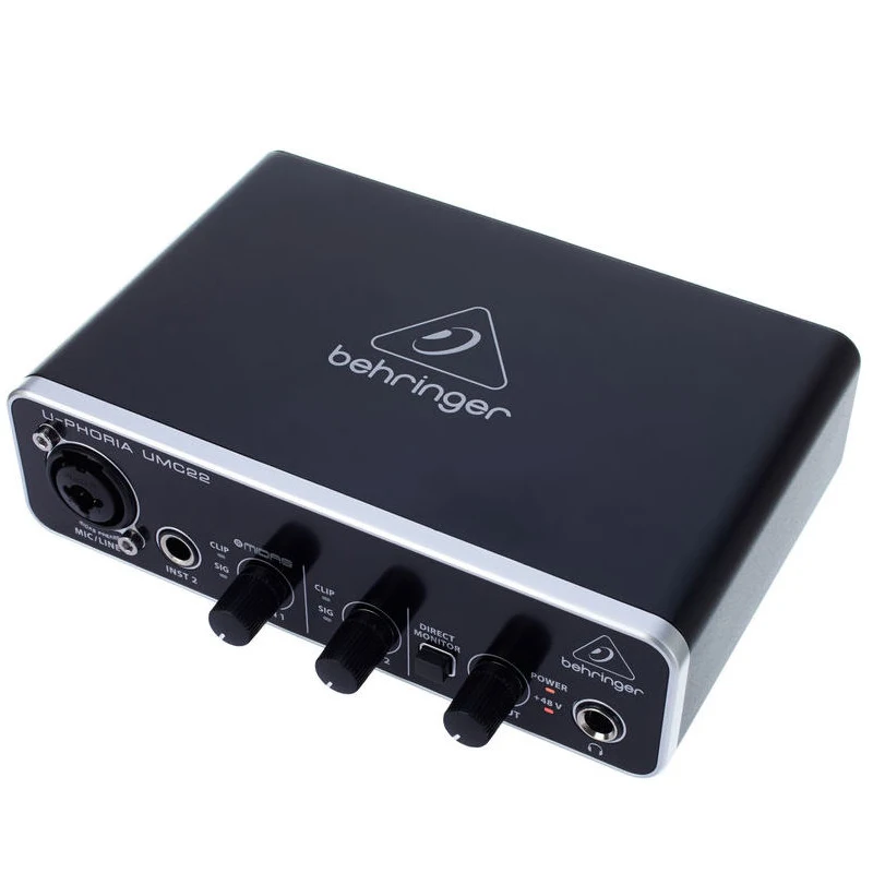 Behringer UMC22 two-in, two-out USB sound card recording sound card dubbing arranger production
Behringer UMC22 two-in, two-out USB sound card recording sound card dubbing arranger production