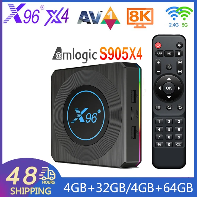 Приставка Смарт-ТВ Amlogic S905X4 X96 X4, 4 + 32/64 ГБ, Wi-Fi 100 м,тв приставка андроид,тв приставка смарт тв
Приставка Смарт-ТВ Amlogic S905X4 X96 X4, 4 + 32/64 ГБ, Wi-Fi 100 м,тв приставка андроид,тв приставка смарт тв
