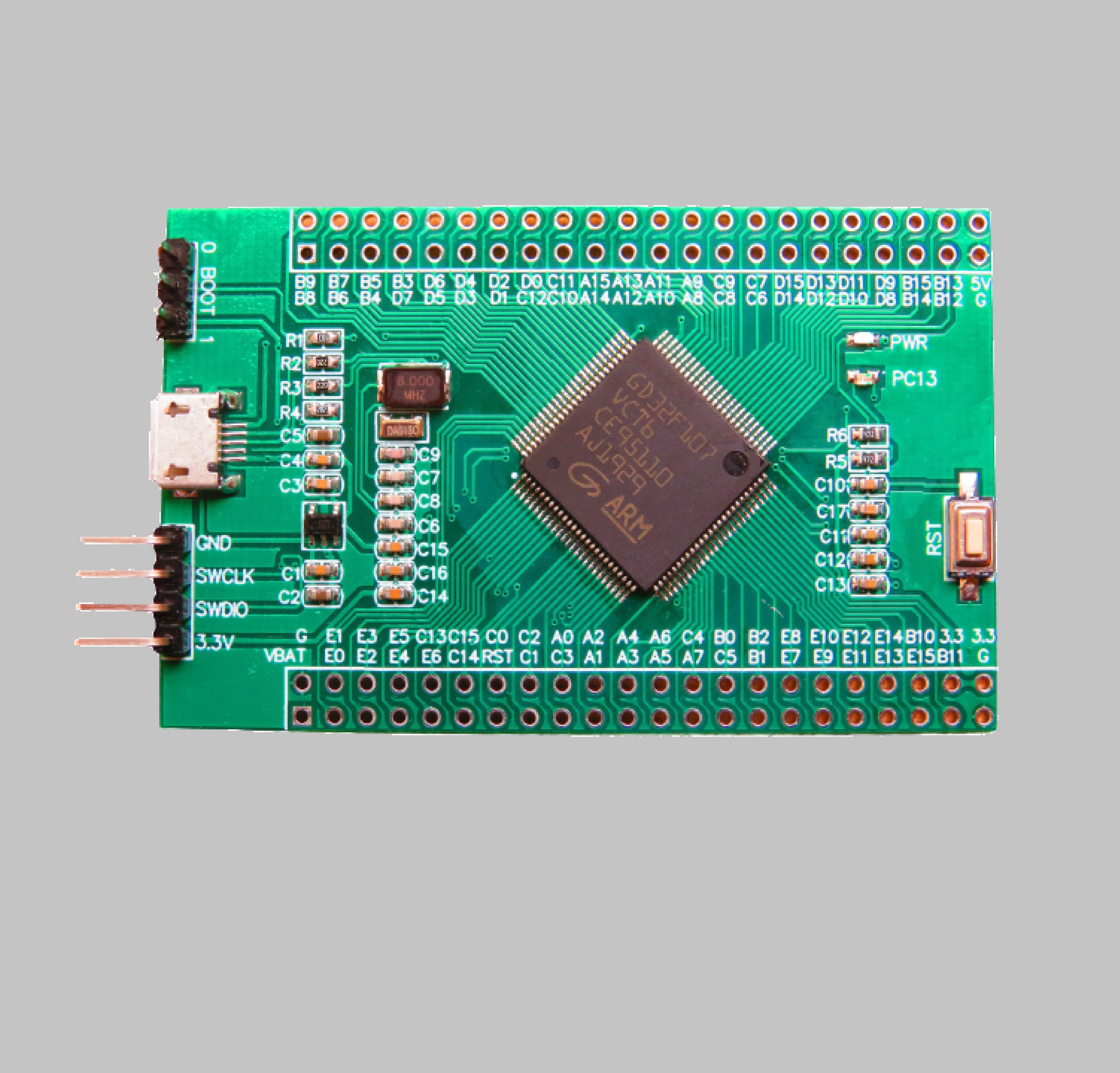 Gd32f107vct6 материнская плата большой емкости Новый Gd32f107 микрокомпьютер с одним чипом Vct6 заменяет Stm32
Gd32f107vct6 материнская плата большой емкости Новый Gd32f107 микрокомпьютер с одним чипом Vct6 заменяет Stm32