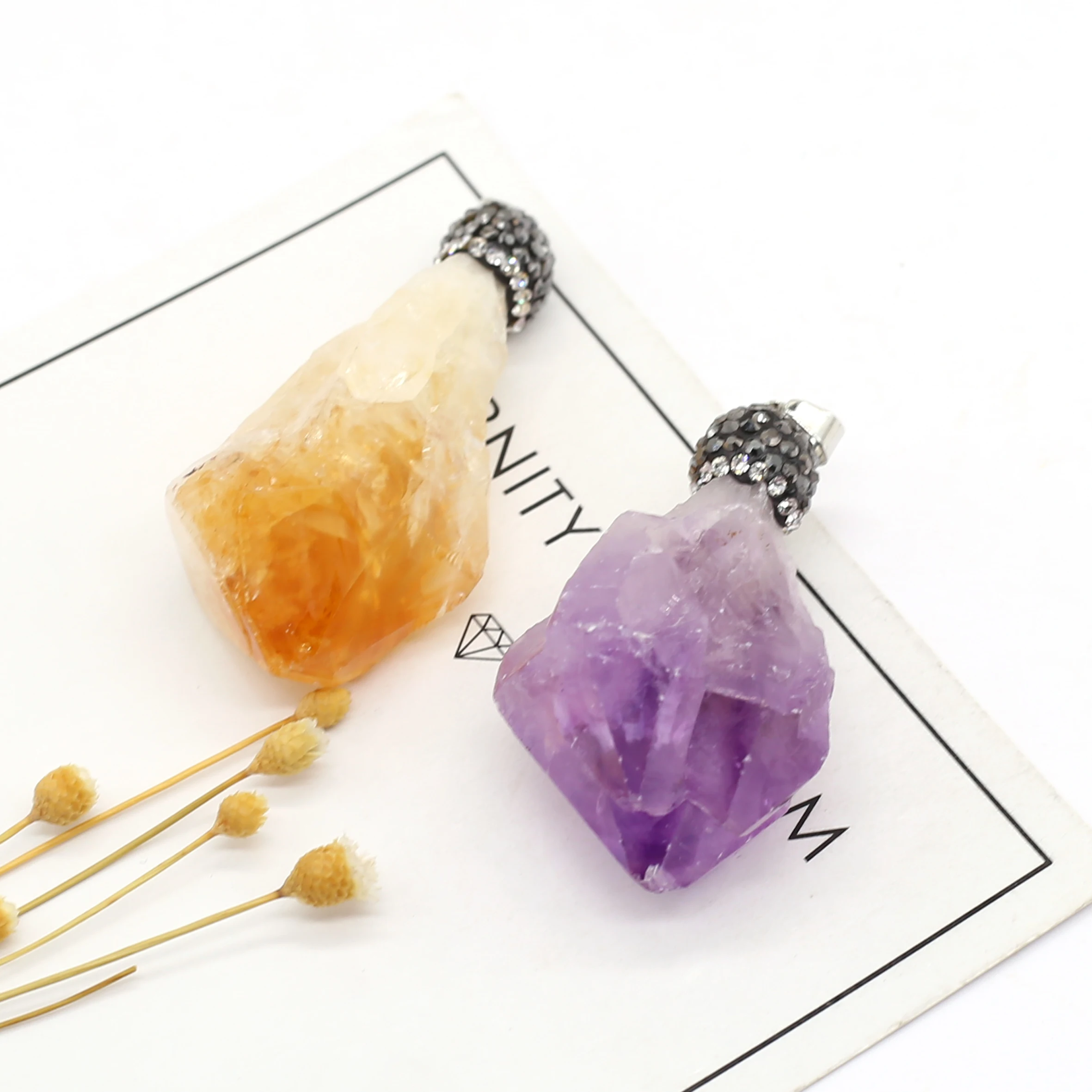 Natural Stone Pendants Irregular Healing Crystal Stone Charm Amethyst Citrine for Jewelry Making Women Necklace Gift Accessories
Natural Stone Pendants Irregular Healing Crystal Stone Charm Amethyst Citrine for Jewelry Making Women Necklace Gift Accessories