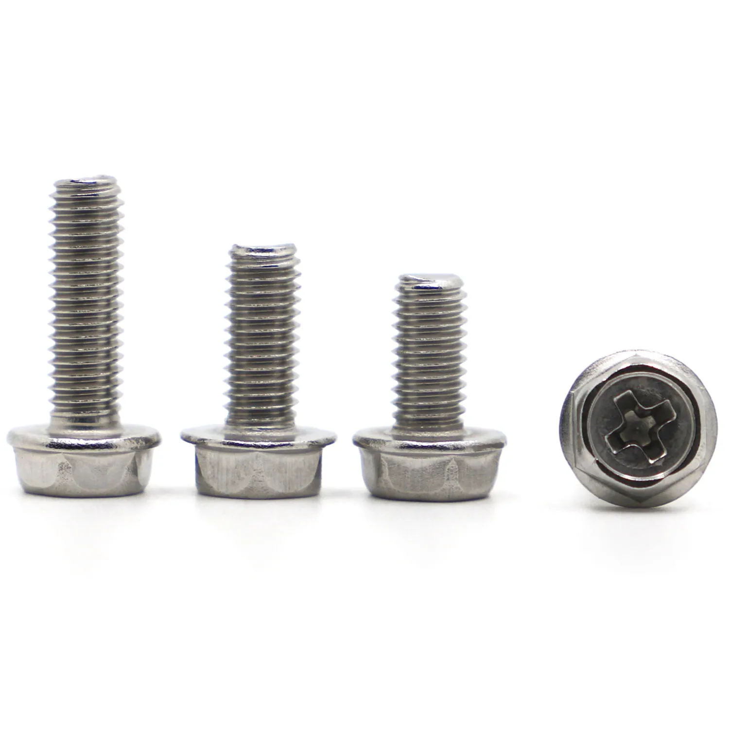 M4 M5 M6 304 Stainless Steel Metric Cross Recessed External Hex Flange Head Screw
M4 M5 M6 304 Stainless Steel Metric Cross Recessed External Hex Flange Head Screw