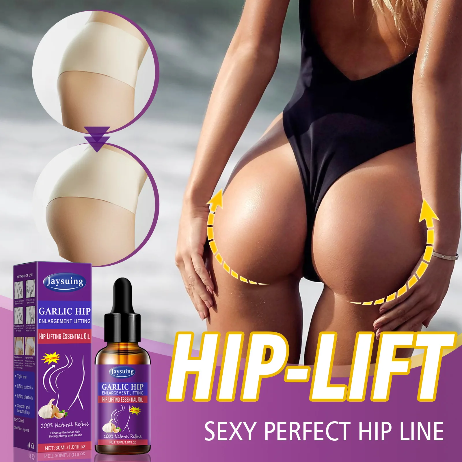 30ml Hip Lift Up Essential Oil Perfect Butt Enlarger Enhancement Effective Sexy Lady Hip Lift Up Anti-Wrinkle Buttock Enhance
30ml Hip Lift Up Essential Oil Perfect Butt Enlarger Enhancement Effective Sexy Lady Hip Lift Up Anti-Wrinkle Buttock Enhance