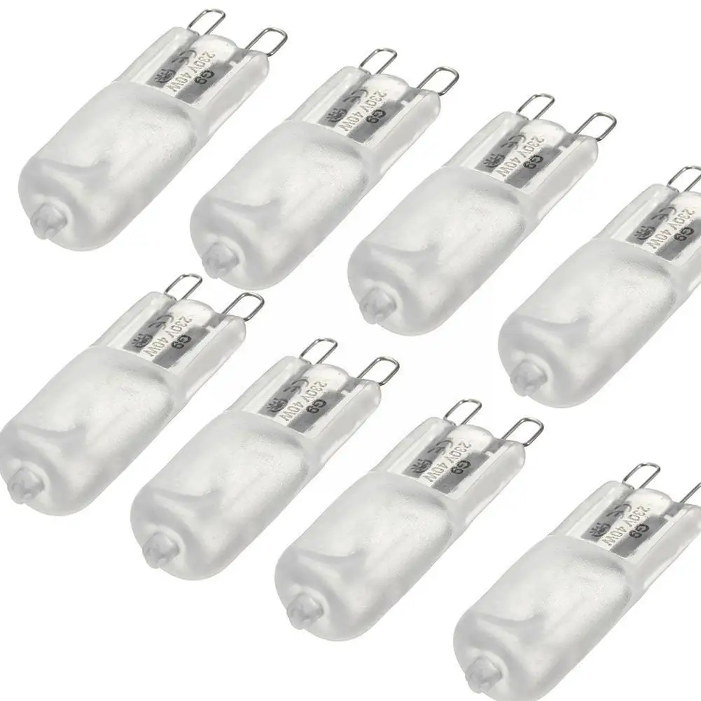 

10 pieces warm white matte G9 2800K-3000K halogen lamp Life 40w 50.000 about hours V0O4