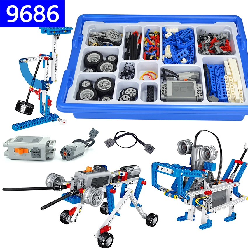 9686 Technical parts multi Technology MOC Parts Educational school students Learning Building Blocks power function Set for kids
9686 Technical parts multi Technology MOC Parts Educational school students Learning Building Blocks power function Set for kids