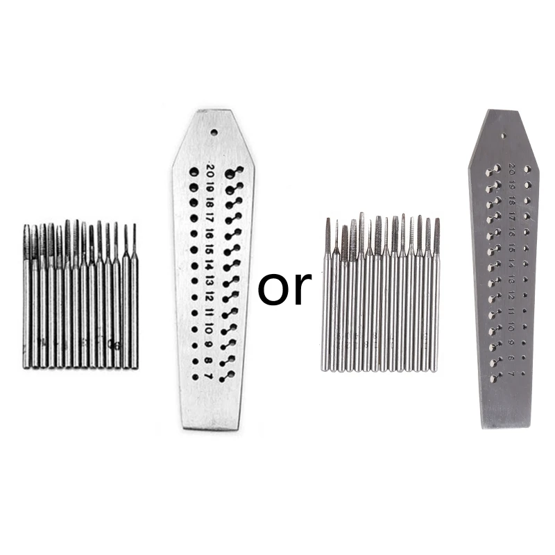 Micro Tap & Die Set with Screw Plate & 14 Taps Alloy Steel Screwplate for 
Micro Tap & Die Set with Screw Plate & 14 Taps Alloy Steel Screwplate for