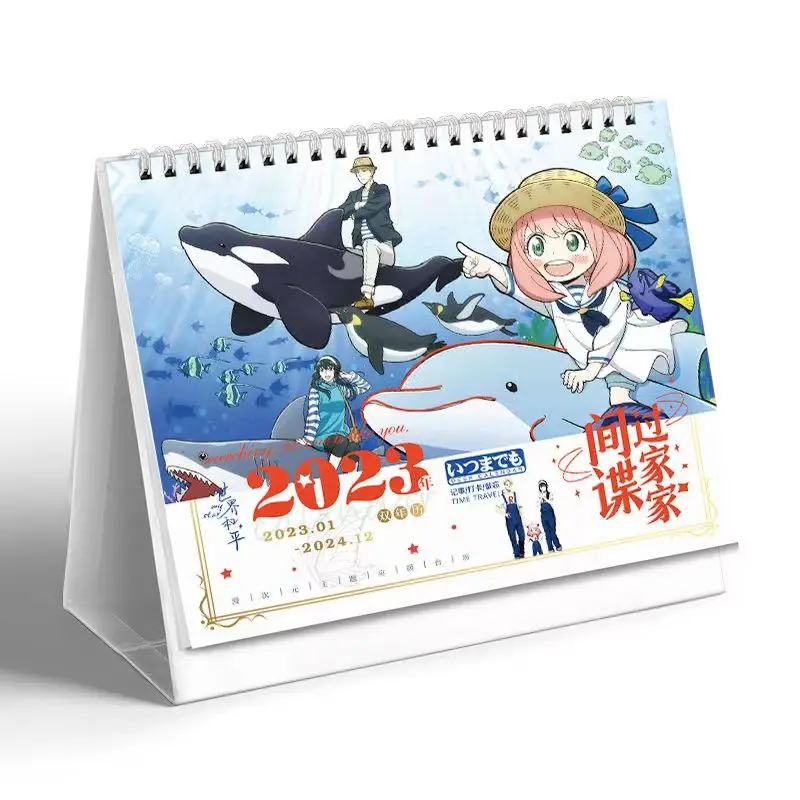 2023-2024 Anime SPY X FAMILY Desk Calendar Yor Forger Anya Forger Figures Biennial Calendars Fans Gift
2023-2024 Anime SPY X FAMILY Desk Calendar Yor Forger Anya Forger Figures Biennial Calendars Fans Gift