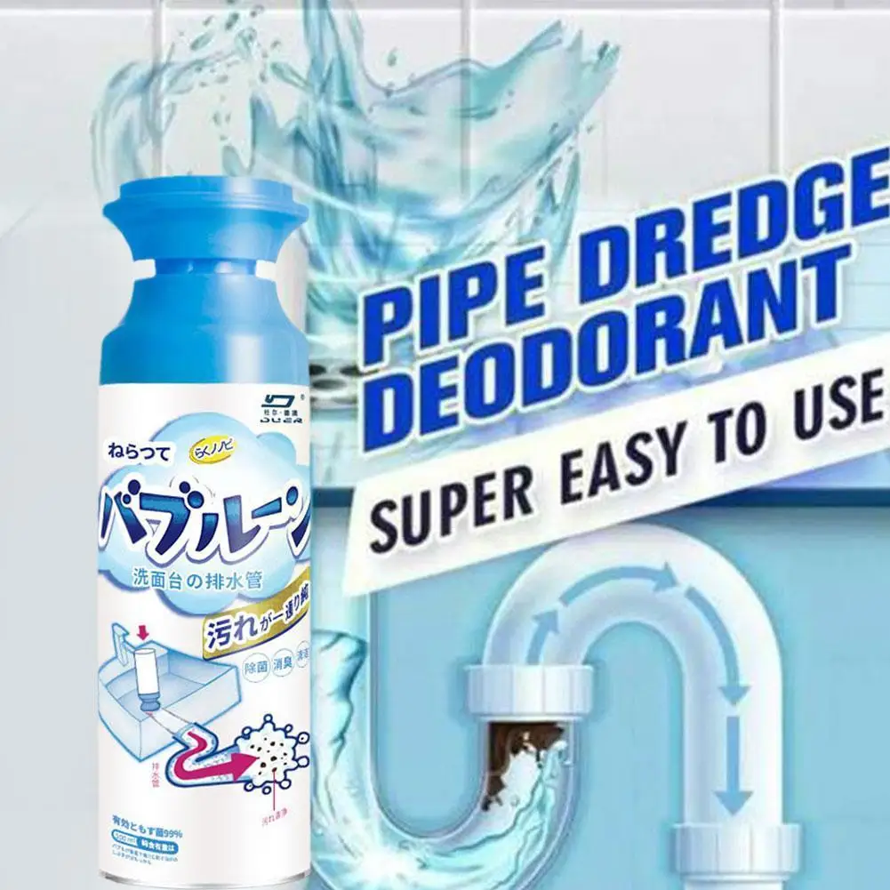 Foaming Toilet Cleaner Kitchen Pipe Sink Drain Cleaner Herios 500ML Prevents Foam Clogging Cleaner All-purpose Drain Cleane X6C3
Foaming Toilet Cleaner Kitchen Pipe Sink Drain Cleaner Herios 500ML Prevents Foam Clogging Cleaner All-purpose Drain Cleane X6C3