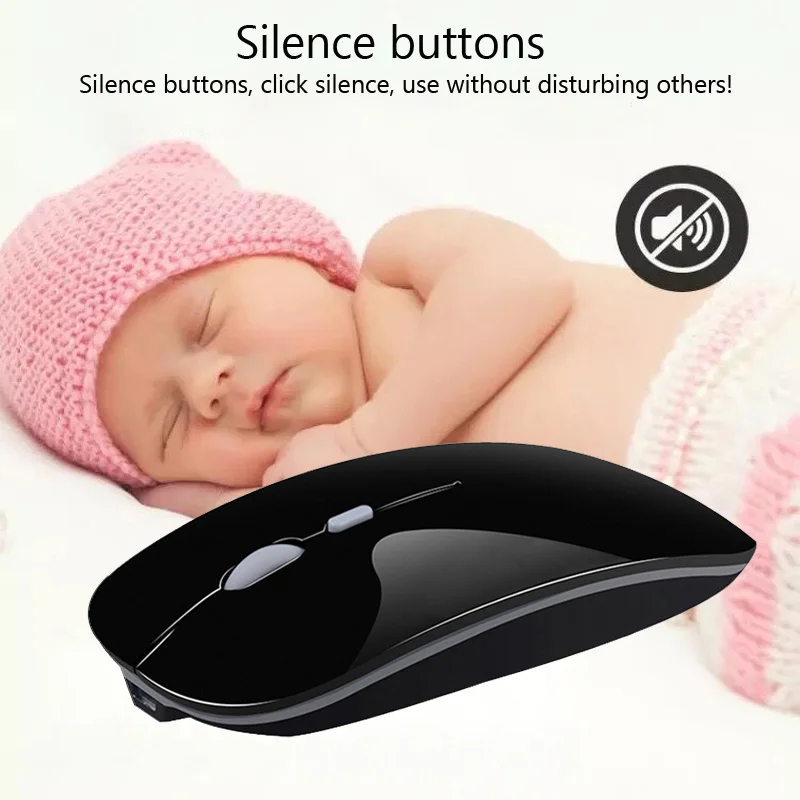 Wireless Ultrathin Optical Mouse Ultrathin Rechargeable Optical Mouse With Slient Button USB 2.4g For Computer, Notebook Genuine
Wireless Ultrathin Optical Mouse Ultrathin Rechargeable Optical Mouse With Slient Button USB 2.4g For Computer, Notebook Genuine