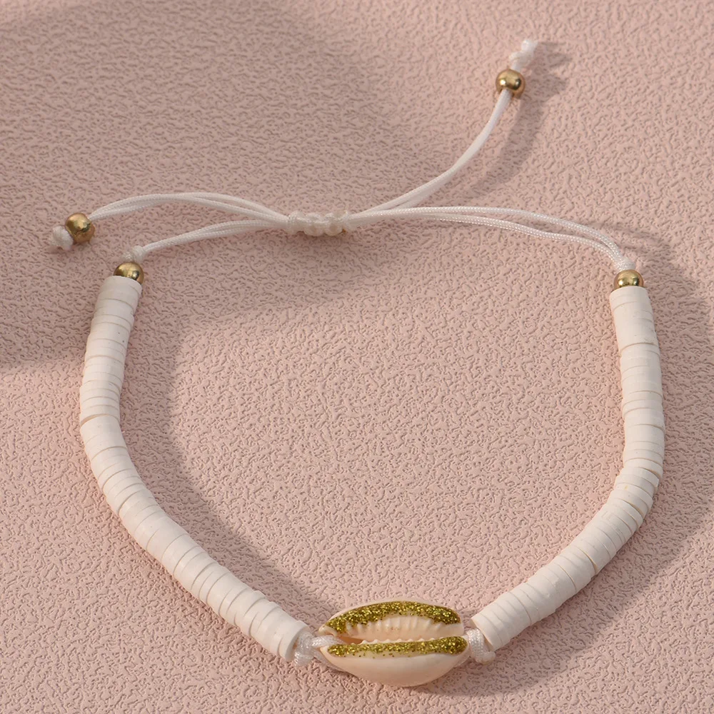 New Fashion Bracelet Pottery Clay Shell Handmade Bracelet Fashion Beach INS Jewelry
New Fashion Bracelet Pottery Clay Shell Handmade Bracelet Fashion Beach INS Jewelry