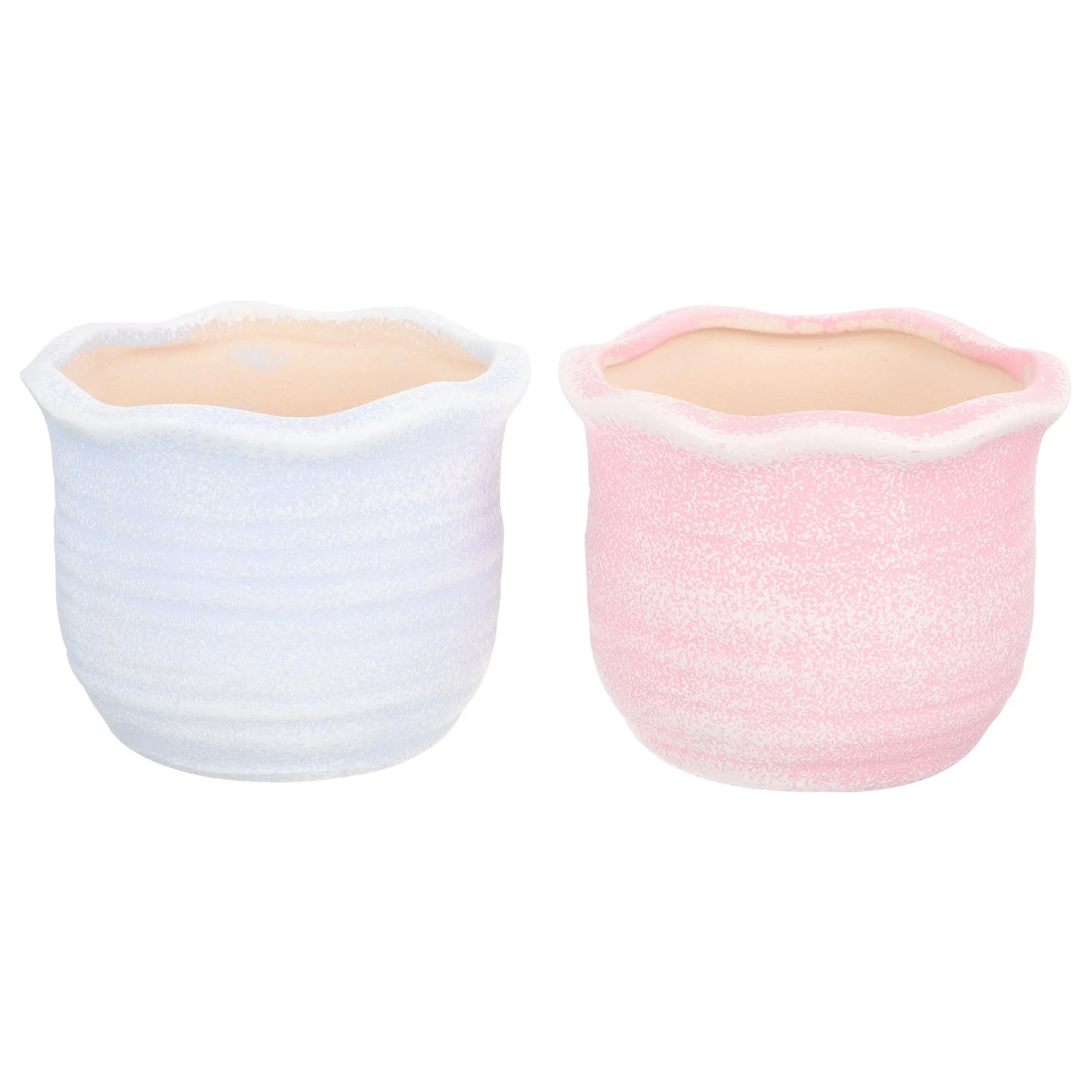 2pcs Wear-resistant Ceramic Planter Pot Ceramics Succulents Pot Cactus Pot for Table Decor
2pcs Wear-resistant Ceramic Planter Pot Ceramics Succulents Pot Cactus Pot for Table Decor