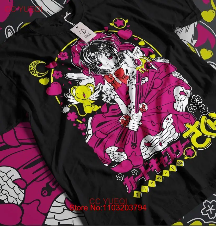 Футболка Cardcaptor Sakura Kawaii Аниме Манга вайфу керо-Чан Подарочная рубашка все размеры