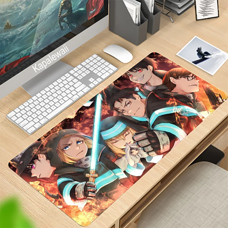 90x40CM Large Fire Force Gaming Keyboard Mouse Pad Computer Gamer Tablet Desk Mousepad With Edge Locking Office Play Mice Mats
90x40CM Large Fire Force Gaming Keyboard Mouse Pad Computer Gamer Tablet Desk Mousepad With Edge Locking Office Play Mice Mats
