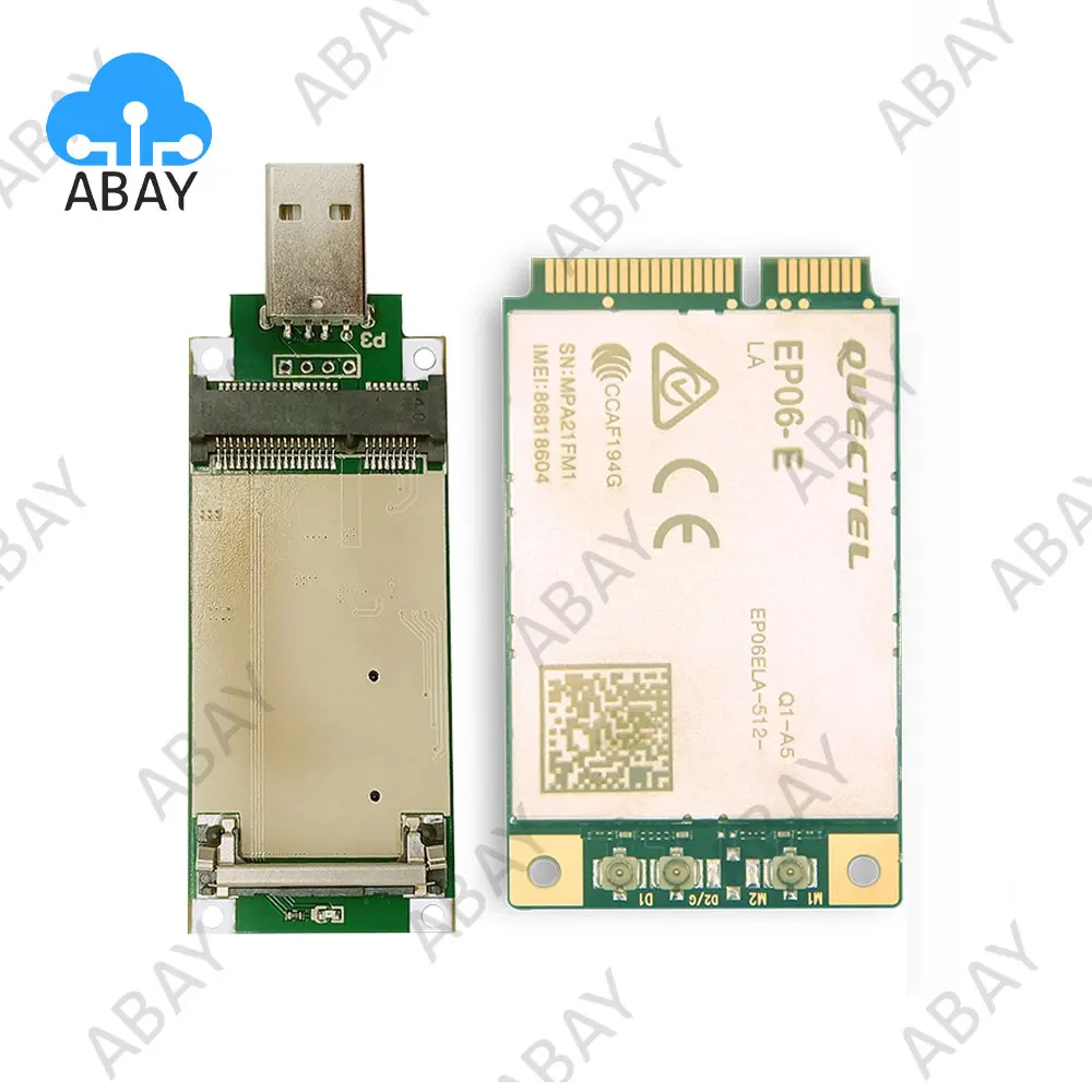 Mini PICE to USB Adpater with Quecte EP06-E LTE Advanced Cat6 Module Industrial 4G Router Openwrt Mikrotik Gateway Tablet PC
Mini PICE to USB Adpater with Quecte EP06-E LTE Advanced Cat6 Module Industrial 4G Router Openwrt Mikrotik Gateway Tablet PC