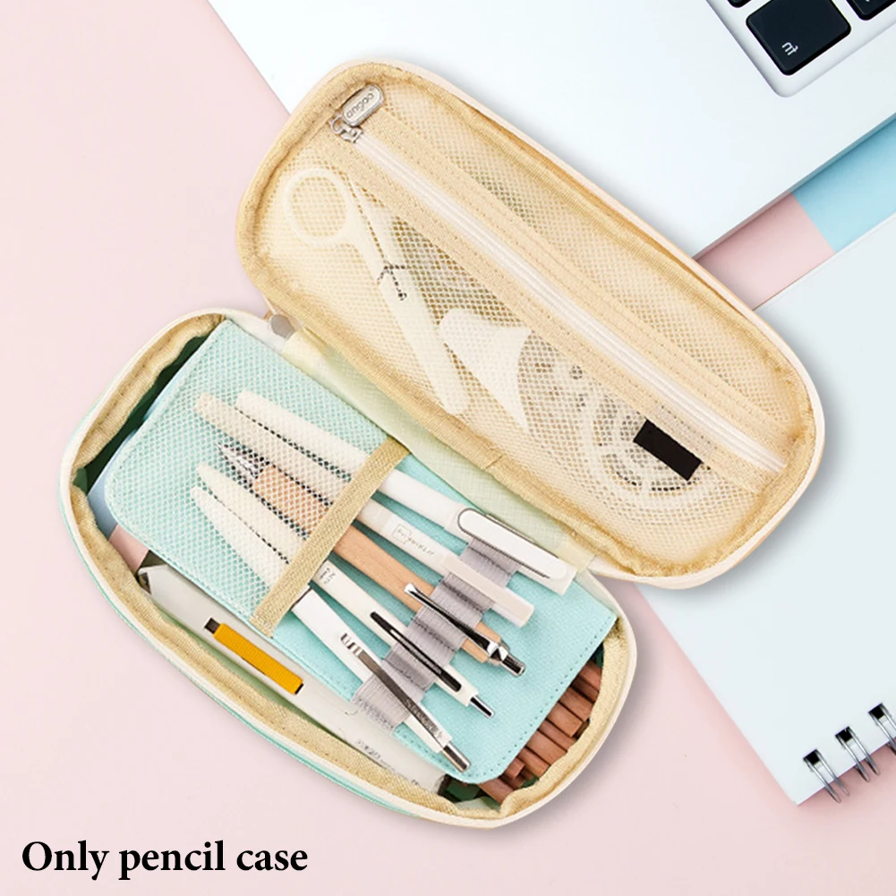 Mesh Pocket Large Capacity Student Zipper Fashion College Organizer Pen Holder School Stationery Pouch Pencil Case Bag Office
Mesh Pocket Large Capacity Student Zipper Fashion College Organizer Pen Holder School Stationery Pouch Pencil Case Bag Office