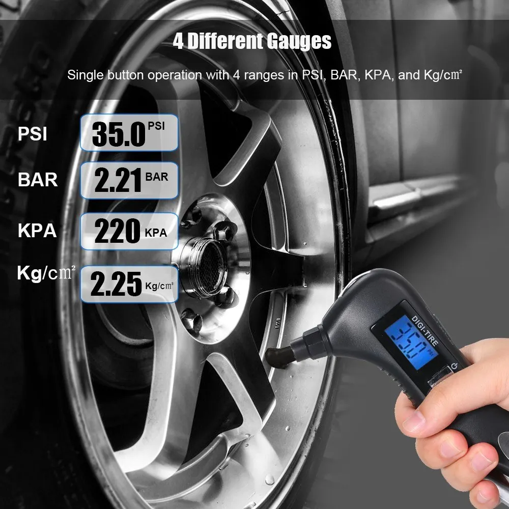Digital Tire Pressure Gauge Digital Tire Inflator Flashlight Window Breaker Seat Belt Cutter Emergency
Digital Tire Pressure Gauge Digital Tire Inflator Flashlight Window Breaker Seat Belt Cutter Emergency
