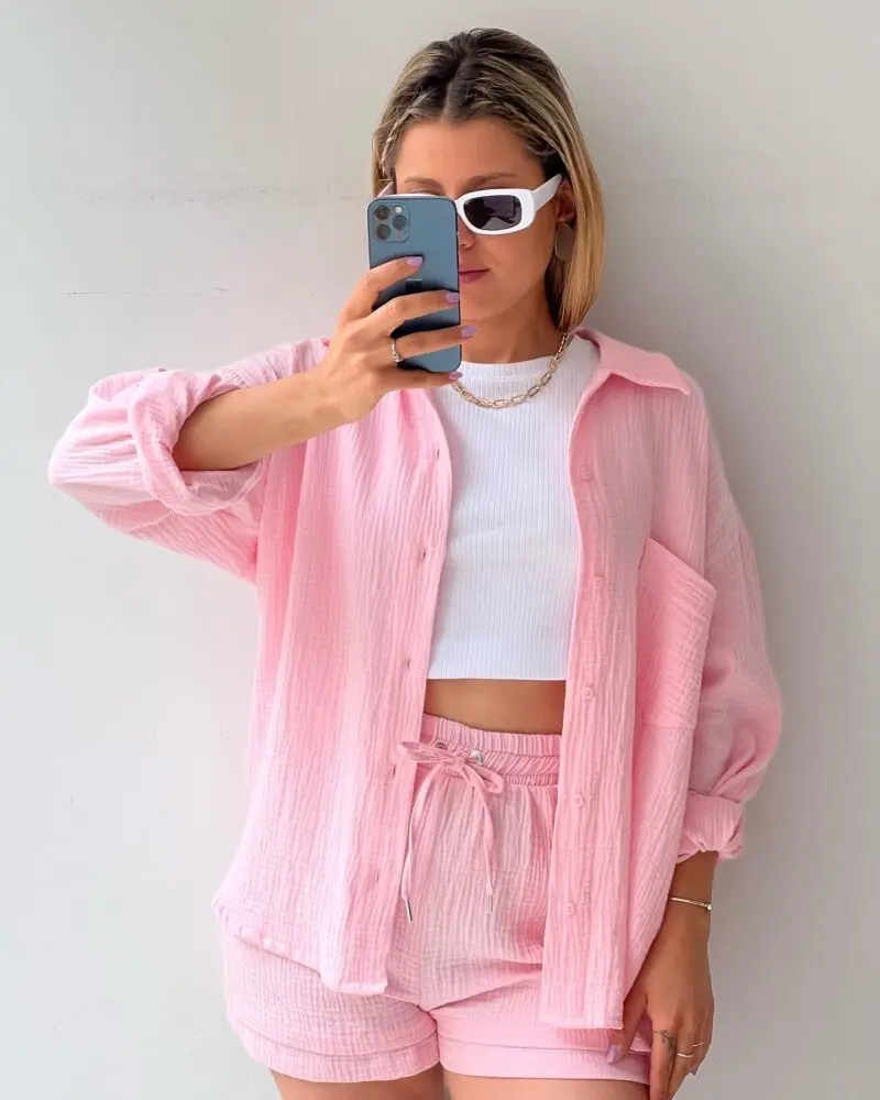 2023 Autumn New Two-piece Independent Station Fashion Casual Solid Color Suit for Women 2 piece sets womens outfits
2023 Autumn New Two-piece Independent Station Fashion Casual Solid Color Suit for Women 2 piece sets womens outfits