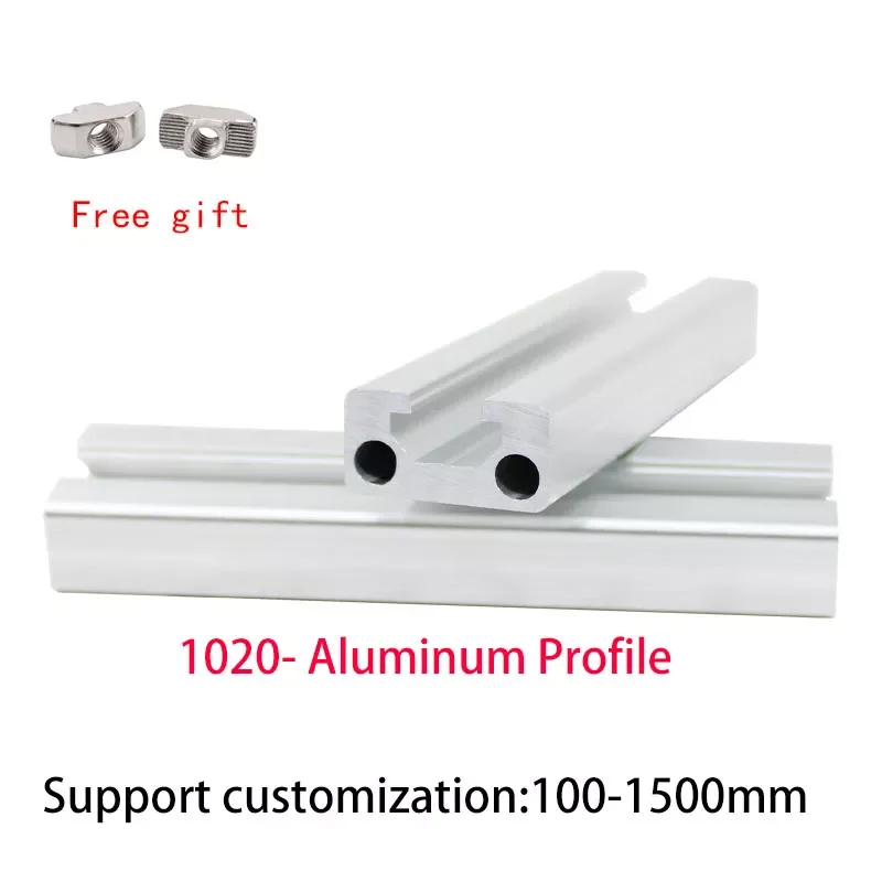 1020 Aluminum Profile Anodized Linear Guides Extrusion Frame 100mm-1200mm For CNC 3D Printer Parts European Frame Standard
1020 Aluminum Profile Anodized Linear Guides Extrusion Frame 100mm-1200mm For CNC 3D Printer Parts European Frame Standard