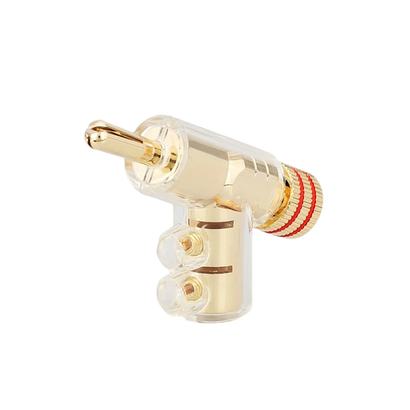 Gold No Soldering Required Banana Connector Transmission Characteristic Banana Plug Connector Sonic Performance Audio Connectors
Gold No Soldering Required Banana Connector Transmission Characteristic Banana Plug Connector Sonic Performance Audio Connectors