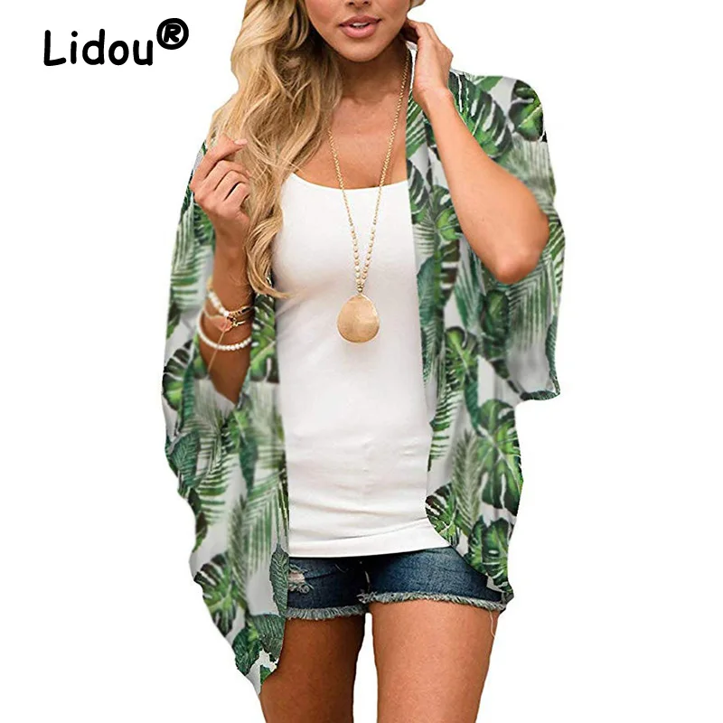 Summer Dress Women 2022 Printing Multicolor Chiffon Multicolor Casual Cardigan Tops Short Sleeved Beach Vacation SunscreenJacket
Summer Dress Women 2022 Printing Multicolor Chiffon Multicolor Casual Cardigan Tops Short Sleeved Beach Vacation SunscreenJacket