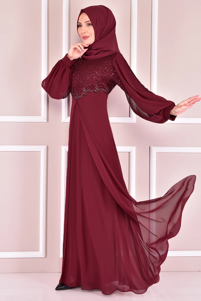 Lacy Dress Burgundy KBR10002
Lacy Dress Burgundy KBR10002