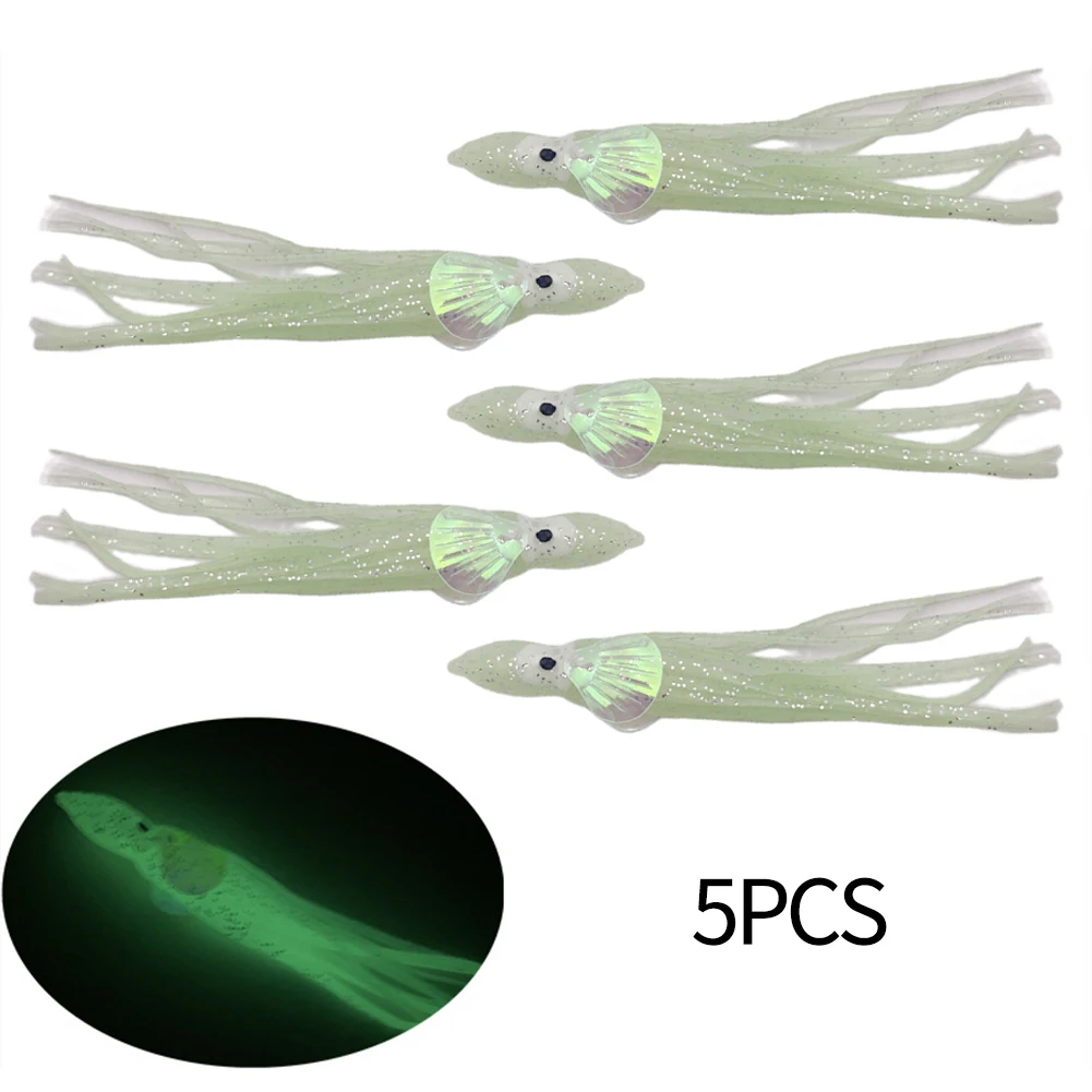 12cm 5pcs Sea Saltwater Squid Fishing Lures Luminous Glow In The Dark For Sea Fishing Boat Fishing Wobblers Bait Fishing Tools
12cm 5pcs Sea Saltwater Squid Fishing Lures Luminous Glow In The Dark For Sea Fishing Boat Fishing Wobblers Bait Fishing Tools
