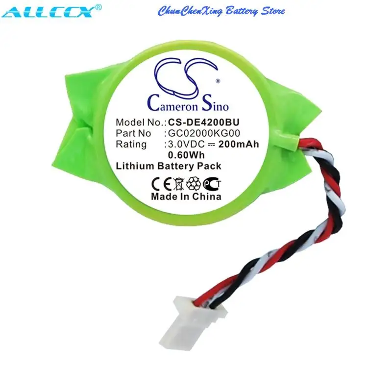 GreenBattery200mAh батарея GC02000KG00 для DELL Latitude E4200, Latitude E4300
GreenBattery200mAh батарея GC02000KG00 для DELL Latitude E4200, Latitude E4300