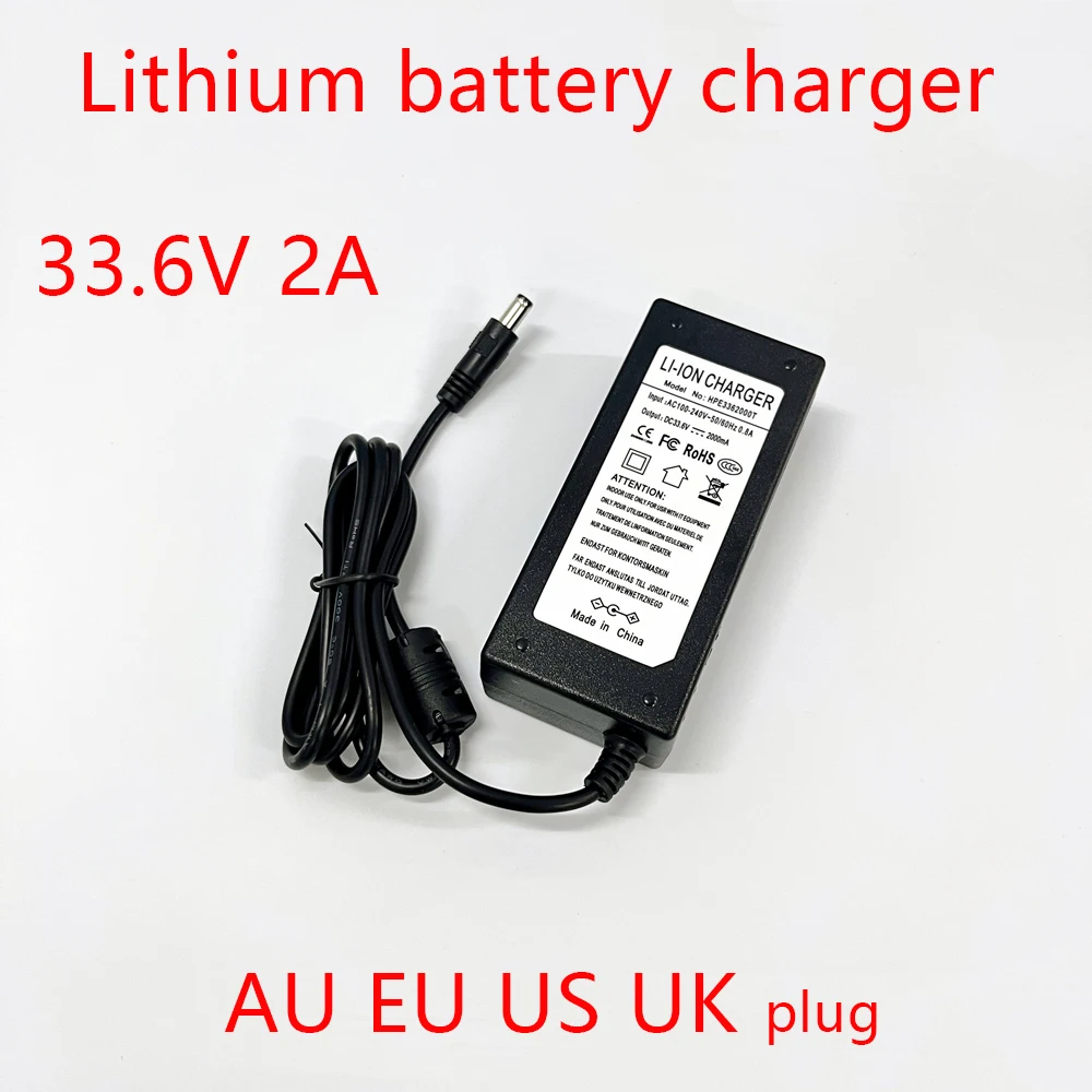 Умное зарядное устройство для литиевых батарей, 33,6 в, 33,6 мА 
Умное зарядное устройство для литиевых батарей, 33,6 в, 33,6 мА