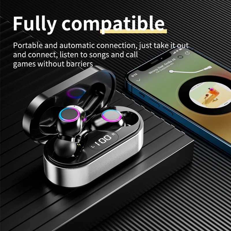 Bluetooth-наушники HD беспроводные наушники портативные мини-наушники с