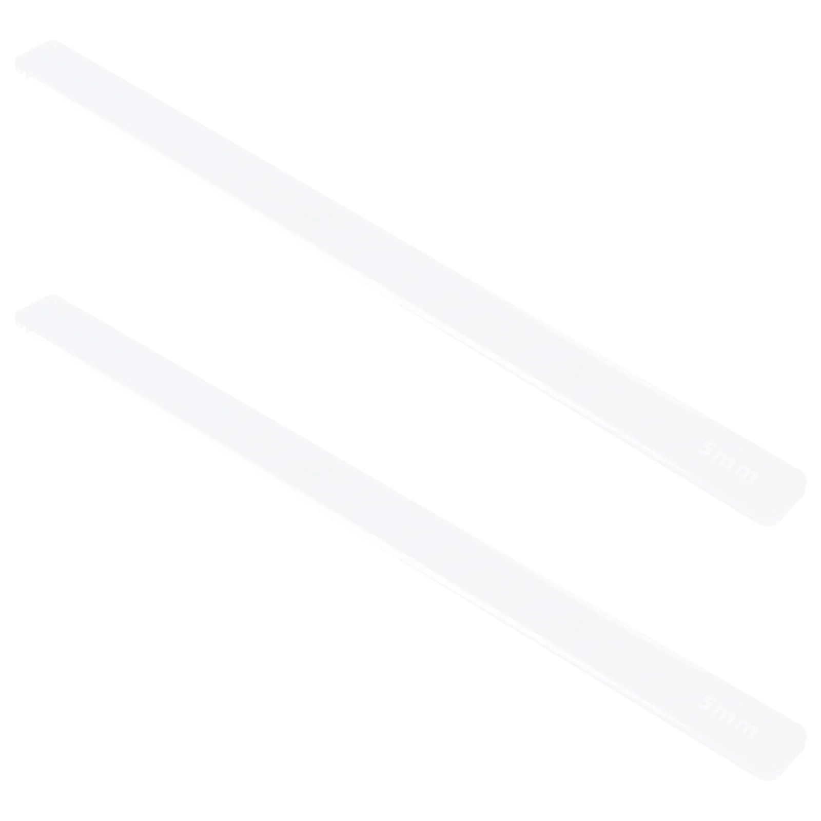 2Pcs Measuring Dough Strips Thickness Ruler Acrylic Measuring Dough Strips 
2Pcs Measuring Dough Strips Thickness Ruler Acrylic Measuring Dough Strips