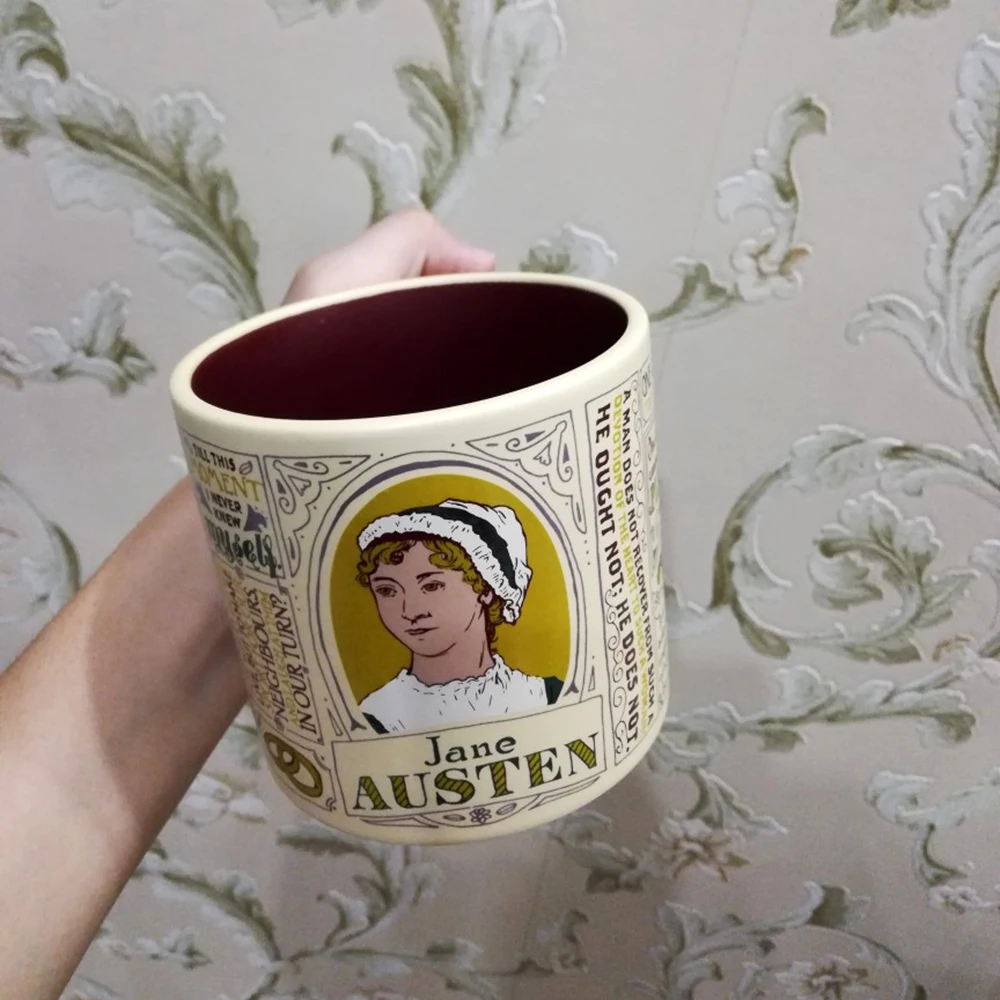 1 Pcs Jane Austen Coffee Mug Tea Cup Pride and Prejudice Ceramic Cups for Coworker Book Novel Gifts Jane Austen Saying Mug
1 Pcs Jane Austen Coffee Mug Tea Cup Pride and Prejudice Ceramic Cups for Coworker Book Novel Gifts Jane Austen Saying Mug