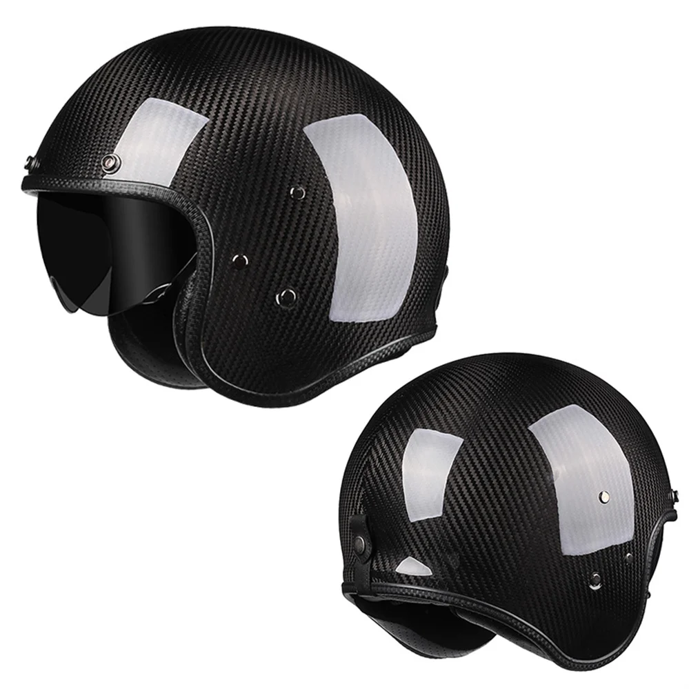 High Quality Carbon Fiber Open Face Casque Retro Scooter Riding Motorcycle Helmet Men Motocross Racing Casco Moto Capacete DIT
High Quality Carbon Fiber Open Face Casque Retro Scooter Riding Motorcycle Helmet Men Motocross Racing Casco Moto Capacete DIT
