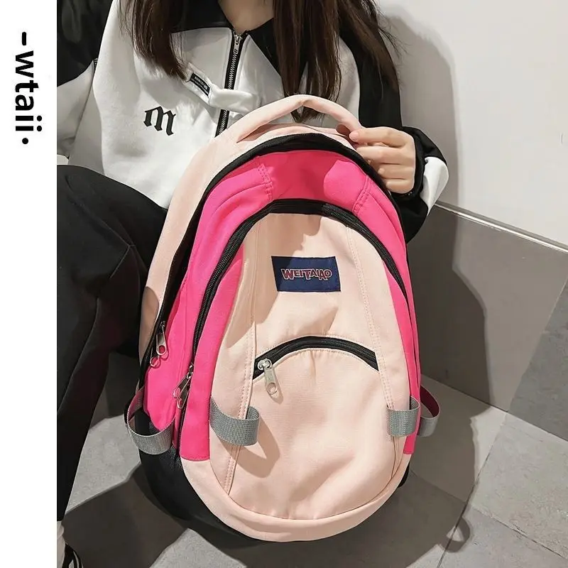 Fashion Women Backpack Harajuku Retro Student Schoolbag Nylon Waterproof Large Capacity Backpack Casual Travel Bag Female
Fashion Women Backpack Harajuku Retro Student Schoolbag Nylon Waterproof Large Capacity Backpack Casual Travel Bag Female