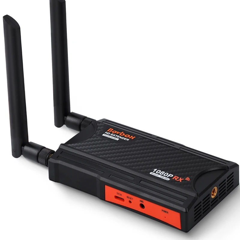 HOT-5.8Ghz 200M Wireless HDMI-Compatible Extender Video Receiver 1080P 60Hz Screen Share Switch For PS4 Camera PC TV US Plug 
HOT-5.8Ghz 200M Wireless HDMI-Compatible Extender Video Receiver 1080P 60Hz Screen Share Switch For PS4 Camera PC TV US Plug