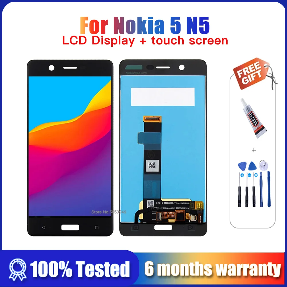Протестированный 5,2 "Оригинальный ЖК-дисплей для Nokia 5 N5 TA-1008 TA-1053 TA-1030, ЖК-дисплей с сенсорным экраном и дигитайзером в сборе, замена
Протестированный 5,2 "Оригинальный ЖК-дисплей для Nokia 5 N5 TA-1008 TA-1053 TA-1030, ЖК-дисплей с сенсорным экраном и дигитайзером в сборе, замена