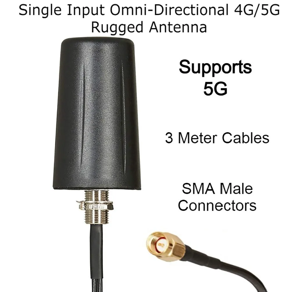 5G 4G 2G 3G LTE MiMo наружная широкополосная 5dBi 698-960 МГц 1710-4009 МГц Автомобильная внешняя мобильная антенна SMA штекерные разъемы RG174
5G 4G 2G 3G LTE MiMo наружная широкополосная 5dBi 698-960 МГц 1710-4009 МГц Автомобильная внешняя мобильная антенна SMA штекерные разъемы RG174