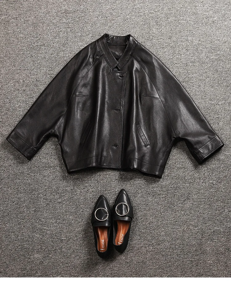 2023Leather jacket,Natural Sheepskin Coat Women's Jackets Spring Autumn Genuine Leather Ajcket Women Korean Oversize Coats KJ694
2023Leather jacket,Natural Sheepskin Coat Women's Jackets Spring Autumn Genuine Leather Ajcket Women Korean Oversize Coats KJ694