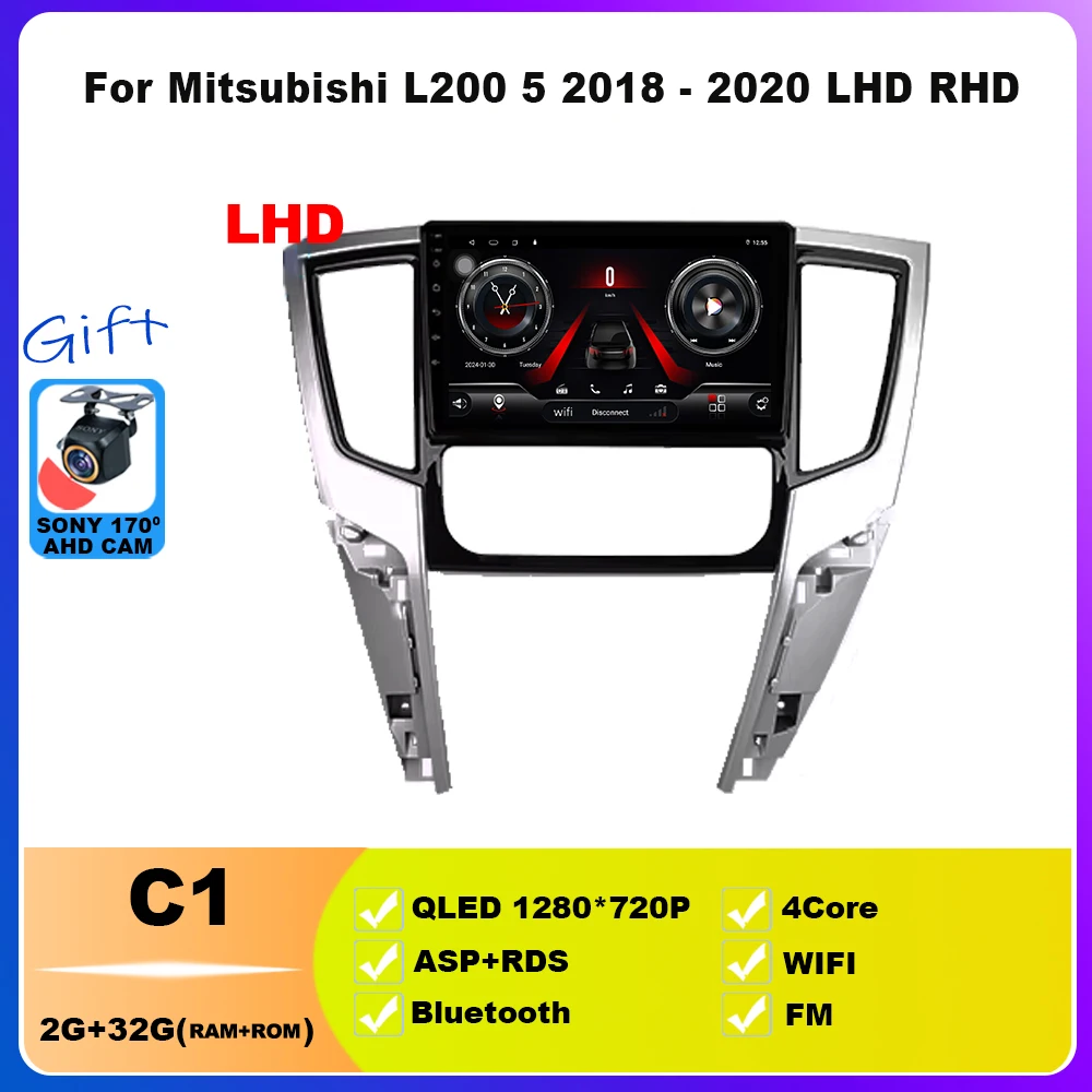 Для Mitsubishi L200 5 2018-2020 LHD RHD Android 14 Автомобильный видеоплеер Мультимедийная автонавигация Carplay QLED Экран Головное устройство
Для Mitsubishi L200 5 2018-2020 LHD RHD Android 14 Автомобильный видеоплеер Мультимедийная автонавигация Carplay QLED Экран Головное устройство