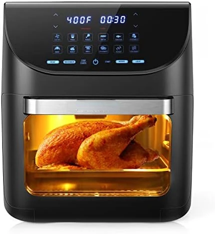 Фритюрница 12 QT 1700 Вт большая емкость безмасляная фритюрница с горячим воздухом для духовки здоровая плита с 10 насадками, видимое кухонное окно, сенсорный ЖК-экран S
Фритюрница 12 QT 1700 Вт большая емкость безмасляная фритюрница с горячим воздухом для духовки здоровая плита с 10 насадками, видимое кухонное окно, сенсорный ЖК-экран S