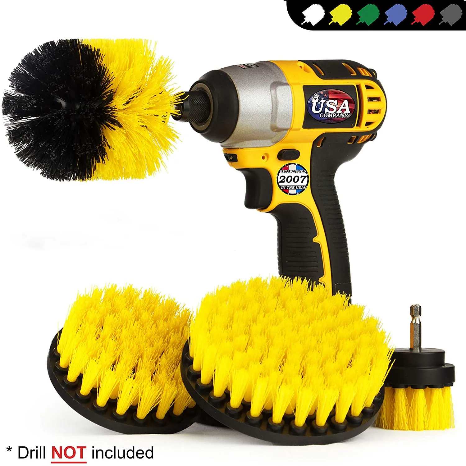 Drill Brush Set Accessories Power Scrubber Cleaning Tool Kit With Extension Forcar Cleaning, Housekeeping Remove Rust
Drill Brush Set Accessories Power Scrubber Cleaning Tool Kit With Extension Forcar Cleaning, Housekeeping Remove Rust