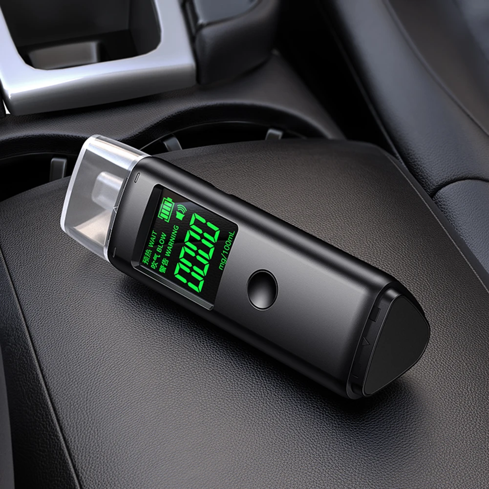 Air Blow Alcohol Detector Non-Contact Handheld Portable Breath Tester Breathalizer Breathalyser for Driver Display
Air Blow Alcohol Detector Non-Contact Handheld Portable Breath Tester Breathalizer Breathalyser for Driver Display