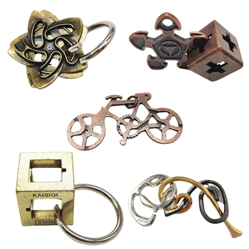 2022 NEW Classic Puzzle High IQ 5★ Bike Lock Tooth Metal Brain Teaser Magic Baffling Puzzles Game Toys for Children Adults
2022 NEW Classic Puzzle High IQ 5★ Bike Lock Tooth Metal Brain Teaser Magic Baffling Puzzles Game Toys for Children Adults