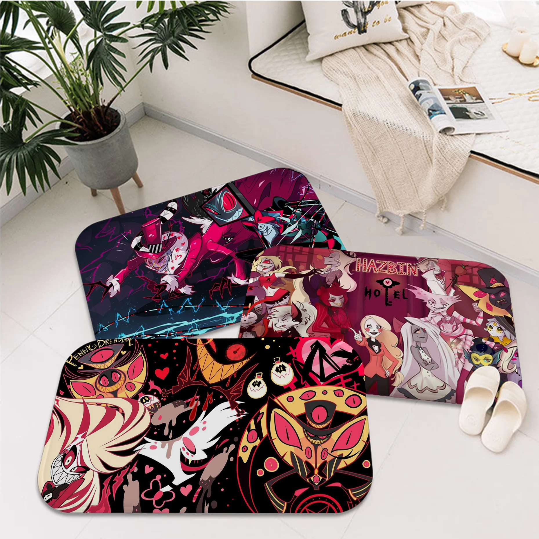 Hazbin Hotel Floor Carpet INS Style Soft Bedroom Floor House Laundry Room Mat Anti-skid Bedside Mats
Hazbin Hotel Floor Carpet INS Style Soft Bedroom Floor House Laundry Room Mat Anti-skid Bedside Mats