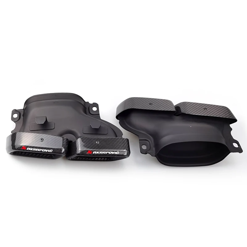 1 pair Carbon fiber Auto Exhaust pipe for Benz new C-class W205C180C200C260L modified C63AMG Replacement four-out Muffler tip
1 pair Carbon fiber Auto Exhaust pipe for Benz new C-class W205C180C200C260L modified C63AMG Replacement four-out Muffler tip