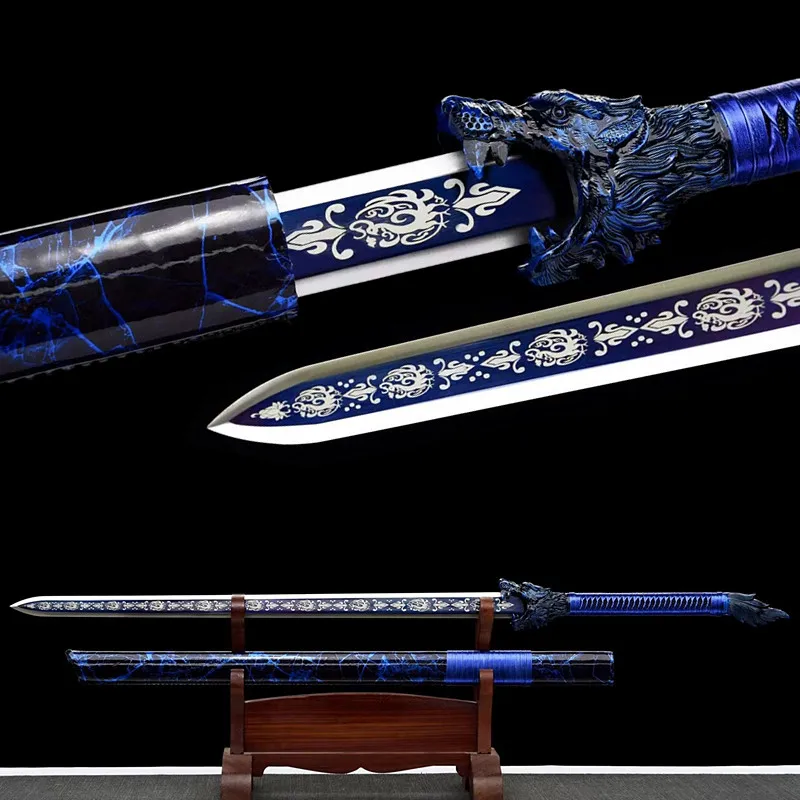 Hand Forged High Manganese Steel Wolf Traditional Chinese Sword RealBattle Ready Sword Espada Chinesa
Hand Forged High Manganese Steel Wolf Traditional Chinese Sword RealBattle Ready Sword Espada Chinesa